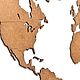 Заказать Карта мира Wall decoration brown 90х54 см. Александр (Mybestbox). Ярмарка Мастеров. . Карты мира Фото №3