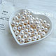 8мм, White Pearl, полупросверленный жемчуг Swarovski 5818, Кристаллы, Волгоград,  Фото №1