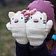 Перчатки-варежки Hello Kitty, Варежки, Новосибирск,  Фото №1