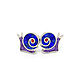 CUFFLINKS - SNAILS. Unique cufflinks with lapis lazuli and charoite. Cuff Links. CUFFLINKS Ariel MOSAIC. Online shopping on My Livemaster.  Фото №2