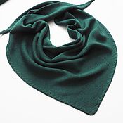 Аксессуары handmade. Livemaster - original item scarves: Knitted kerchief made of merino warm knitted handkerchief. Handmade.