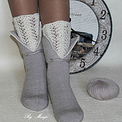 Аксессуары handmade. Livemaster - original item Wool socks, handmade. Handmade.
