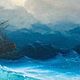 Картина маслом «Море, шторм 2». Картины. Татьяна Егорова. Ярмарка Мастеров.  Фото №5