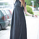 Свободное, льняное платье фиолетового  цвета - DR0171LE. Платья. EUG FASHION. Ярмарка Мастеров.  Фото №5