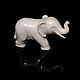 Elephant.Miniature.Carved bone(elk horn), Figurines, Kamen-na-Obi,  Фото №1