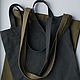 Shopper bag Tarpaulin string bag eco Eternal Things blue-green. Case. SolarisArtis. My Livemaster. Фото №5