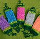 Esponja 'de las Flores mix'. Washcloths. Nadezhda Solly crochet. Интернет-магазин Ярмарка Мастеров.  Фото №2