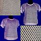 T-shirts: 100%linen t-Shirt chain Mail-mesh with Raglan sleeve, T-shirts and undershirts for men, Kostroma,  Фото №1