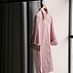 Order Shirt made of Italian satin burgundy stripe. Delicate Clothing Store (Daria). Livemaster. . Shirts Фото №3