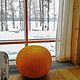 Пуф, пуфик, вязаный пуф трикотажная пряжа. МК. Мастер-классы. ЛЮБАВА  - яркое вязание. Интернет-магазин Ярмарка Мастеров.  Фото №2