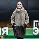 пальто  из собачьей шерсти двухцветое, Пальто, Москва,  Фото №1