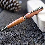 Канцелярские товары handmade. Livemaster - original item Solid Rosewood Wooden Ballpoint Pen. Handmade.