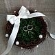 Гнёздышко для свадебных колец Эко. Подушечки для колец. Flowersandlove.wedding. Ярмарка Мастеров.  Фото №5