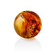 Ball-amber8mm-Cognac color-Drilled - Real, Beads1, Kaliningrad,  Фото №1