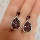 Серьги: Аметистовая капля. Серьги классические. Светлана  Decor&Jewelry. Интернет-магазин Ярмарка Мастеров.  Фото №2