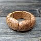 Bracelet made of Karelian birch, Cuff bracelet, Moscow,  Фото №1