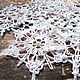 Set of knitted snowflakes 10 pieces white. Christmas decorations. BarminaStudio (Marina)/Crochet (barmar). My Livemaster. Фото №4