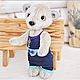 Мишка Тим. Мягкие игрушки. Мишки Teddyscharm Беленькой Елены. Интернет-магазин Ярмарка Мастеров.  Фото №2