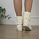 Summer boots 'Jenny'. High Boots. KnittedBoots. My Livemaster. Фото №5