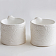 Заказать чашка белая кружевная кофейная. ignata ceramics. Ярмарка Мастеров. . Кружки и чашки Фото №3