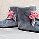 Women's valenochki slippers on the sole. Slippers. zavAlenka. My Livemaster. Фото №6