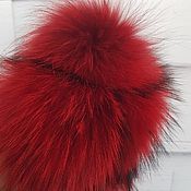 Материалы для творчества handmade. Livemaster - original item Pom-poms: Red raccoon. Handmade.