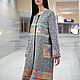 Designer coat with print, womens coat. Coats. Yaga handmade clothing & textiles. Online shopping on My Livemaster.  Фото №2