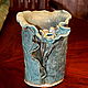 Керамическая ваза Каменный цветок. Вазы. Мария (gfox). Интернет-магазин Ярмарка Мастеров.  Фото №2