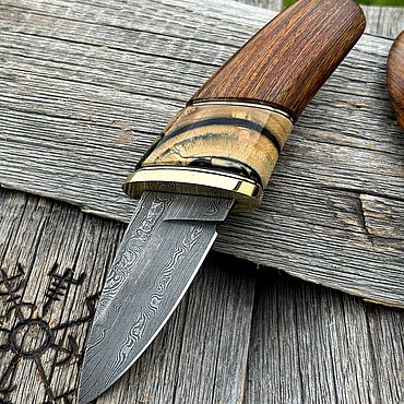 Сувениры и подарки ручной работы. Ярмарка Мастеров - ручная работа Нож «Амадин» из железного дерева с бивнем мамонта. Handmade.