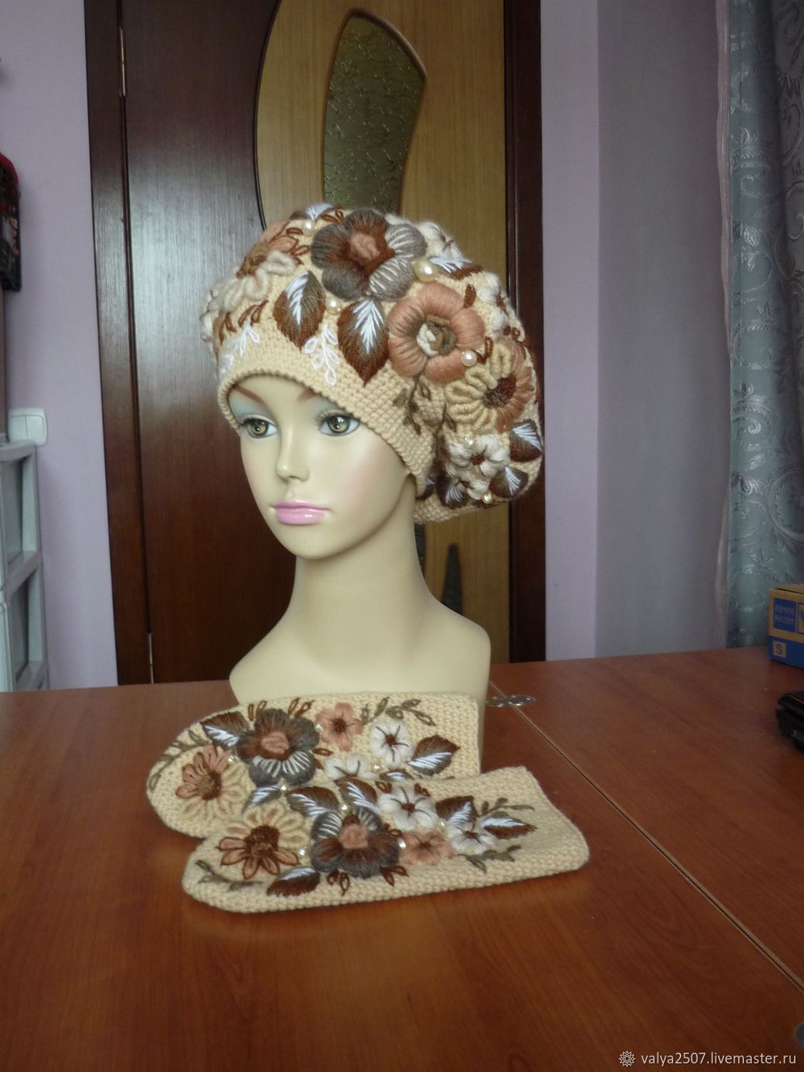 Sets of headgear: ' Cappuccino No. №2', Headwear Sets, Gribanovsky,  Фото №1