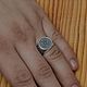 Ring with a hall in the Svarozhy circle (wolf). Rings. h-a-n--t-e-r. My Livemaster. Фото №6