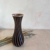 Деревянная ваза «Буковая талия»