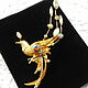 Brooch bird of Paradise, Graziano, USA, birds, bird, gift. Vintage brooches. Rarities. Online shopping on My Livemaster.  Фото №2