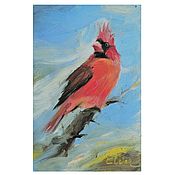 Картины и панно handmade. Livemaster - original item Copy of the product Picture: Red Cardinals.. Handmade.