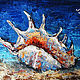 Order Oil Painting Mural Mural Landscape Beach Sea SHELL. pictures & decor of TanyaSeptember. Livemaster. . Pictures Фото №3