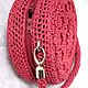 Round red raffia purse. Beach bag. zara-2. Online shopping on My Livemaster.  Фото №2