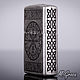 Заказать Зажигалка Zippo 121FB с чернёной гравировкой оберега Шлем Ужаса. Маргарита Гроза (мастер). Ярмарка Мастеров. . Зажигалки Фото №3