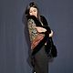 Order Pavloposadsky shawl 'Vernissage' with fur. National Brand. Livemaster. . Shawls Фото №3