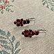Заказать Винтаж: Серьги с гранатами винтаж. Vintage Treasures. Ярмарка Мастеров. . Серьги винтажные Фото №3