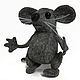 Soft toy, mouse, felt, interior toy, small toy. Stuffed Toys. izergil. Online shopping on My Livemaster.  Фото №2