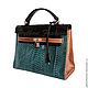 Bag made of Python BIRELLI. Classic Bag. Exotic Workshop Python Fashion. Online shopping on My Livemaster.  Фото №2