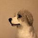 Пиренейская горная собака. Войлочная игрушка. Чудо на ладони (chudo-na-ladony). Ярмарка Мастеров.  Фото №5