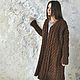 Кардиган "Кофейные зерна". Кардиганы. KnitStyle Assorti077. Интернет-магазин Ярмарка Мастеров.  Фото №2