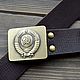 Order I want to go back to the USSR ))) leather belt. MILANO. Livemaster. . Straps Фото №3