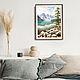 Watercolor painting ' Lake in the mountains. Altay  .'. Pictures. Senchilova Evgenia. My Livemaster. Фото №6