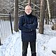 Заказать Свитер мужской женский "Король Севера" темно-синий шерстяной. IRINA GRUDKINA Handmade Knitwear. Ярмарка Мастеров. . Свитеры мужские Фото №3