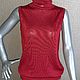 Топ "Рубин" 100% шелк. Топы. Вера / Kirshvery_knit (kirshvery) (kirshvery). Ярмарка Мастеров.  Фото №6