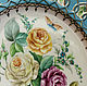The painted porcelain.Plate 'a Bouquet of roses'. Plates. Frida Gots. My Livemaster. Фото №4