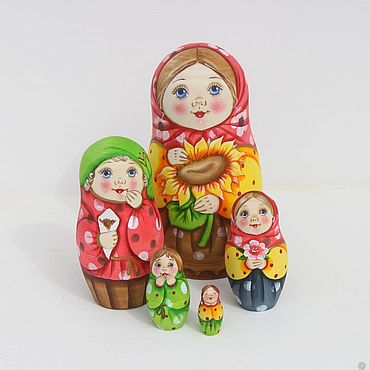 Матрешки – купить на Ярмарке Мастеров | Ручная работа и хенд мейд