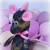 Мягкие игрушки: Мышка - малышка с большими ушами